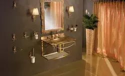 Интерьер ванны с бронзой