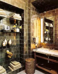 Bath interior with bronze