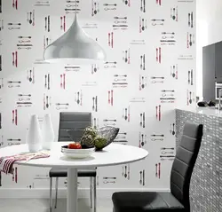 Fashionable Wallpaper Design For The Kitchen
