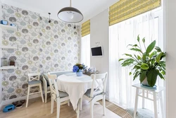 Fashionable wallpaper design for the kitchen