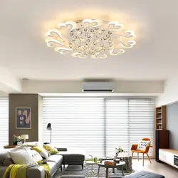 LED ceiling lights in the living room photo