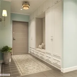 Decorate a small hallway in an apartment real photos