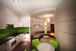 Z shaped living room design