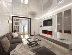 Z shaped living room design