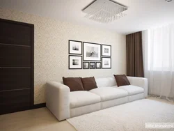 Дизайн квартиры с коричневой мебелью
