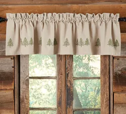 Rustic Curtains In The Kitchen Photo