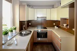 Interior of a modern small kitchen