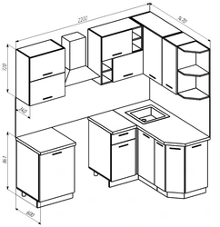 Kitchen sets for a small kitchen photo dimensions