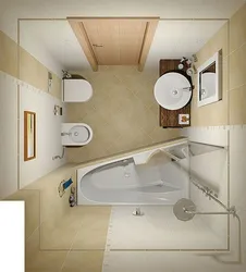 Дизайн ванны полтора на полтора