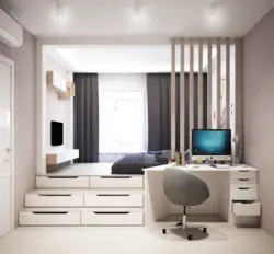 Office with sleeping area design