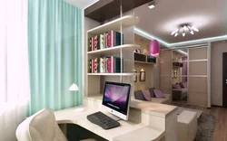 Yataq Otağı Dizaynlı Ofis