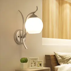 Sconce on the wall photo in the bedroom photo