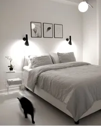 How to hang lamps above the bed in the bedroom photo