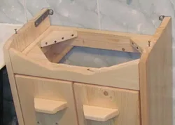 Taxta fotoşəkildən hazırlanmış DIY vanna otağı dəsti