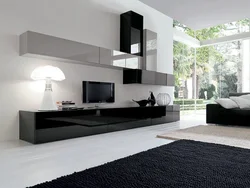 Photo of bedroom furniture with TV