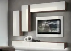 Photo of bedroom furniture with TV