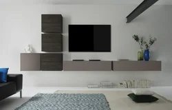 Photo of bedroom furniture with TV