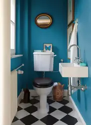 Дызайн афарбоўкі туалета ў кватэры