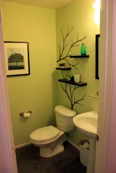 Дызайн афарбоўкі туалета ў кватэры