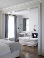Ванна в спальне дизайн
