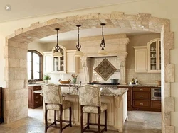 Italian style in the kitchen interior