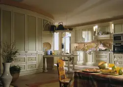 Italian style in the kitchen interior