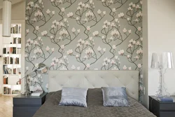 Photo of wallpaper samples for the bedroom