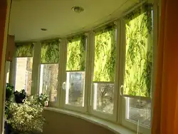Loggia design curtains for windows