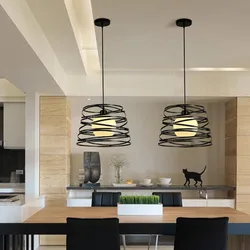 Ceiling pendant lamps for kitchen photo