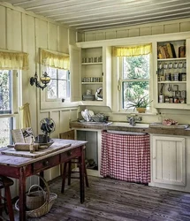 How to make a kitchen in the country with your own hands photo