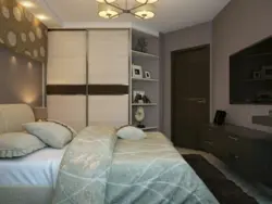 Bedroom Design In A Corner Room Photo