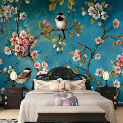 Дизайн Спальни С Птичками