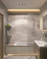Bathroom interiors in apartment