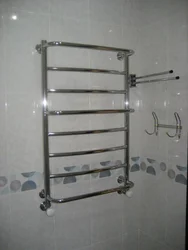 Clothes Dryer In The Bathroom Interior