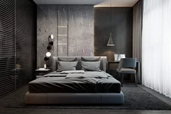 Men's bedroom design photo