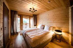 Дизайн спальни в каркасном доме стены
