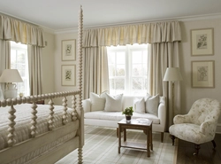 Curtains for a bright living room modern interior