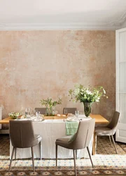 Color of plaster in the interior of the kitchen