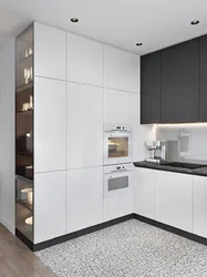 White Kitchens In A Modern Style Glossy Corner Photo