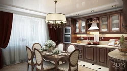 Дизайн квартир с коричневой кухней