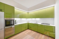 Kitchen Design With Light Green Furniture