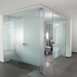 Bathroom design partition glass