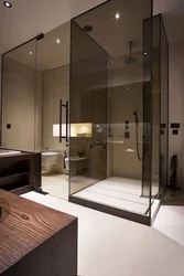 Ванная комната дизайн перегородка стекло
