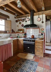 Планировка кухни в доме с печкой фото