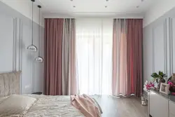 Дызайн штор у спальню 2023