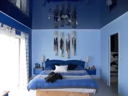 Спальня З Блакітнай Столлю Дызайн