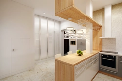 Дизайн п образной кухни гостиной