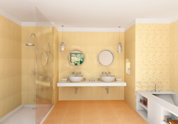 Colors Combined With Beige In The Bathroom Interior