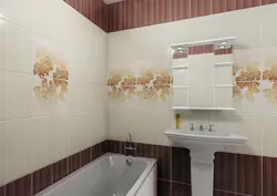 Photo of bathroom panels with flowers