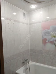 Photo Of Bathroom Panels With Flowers